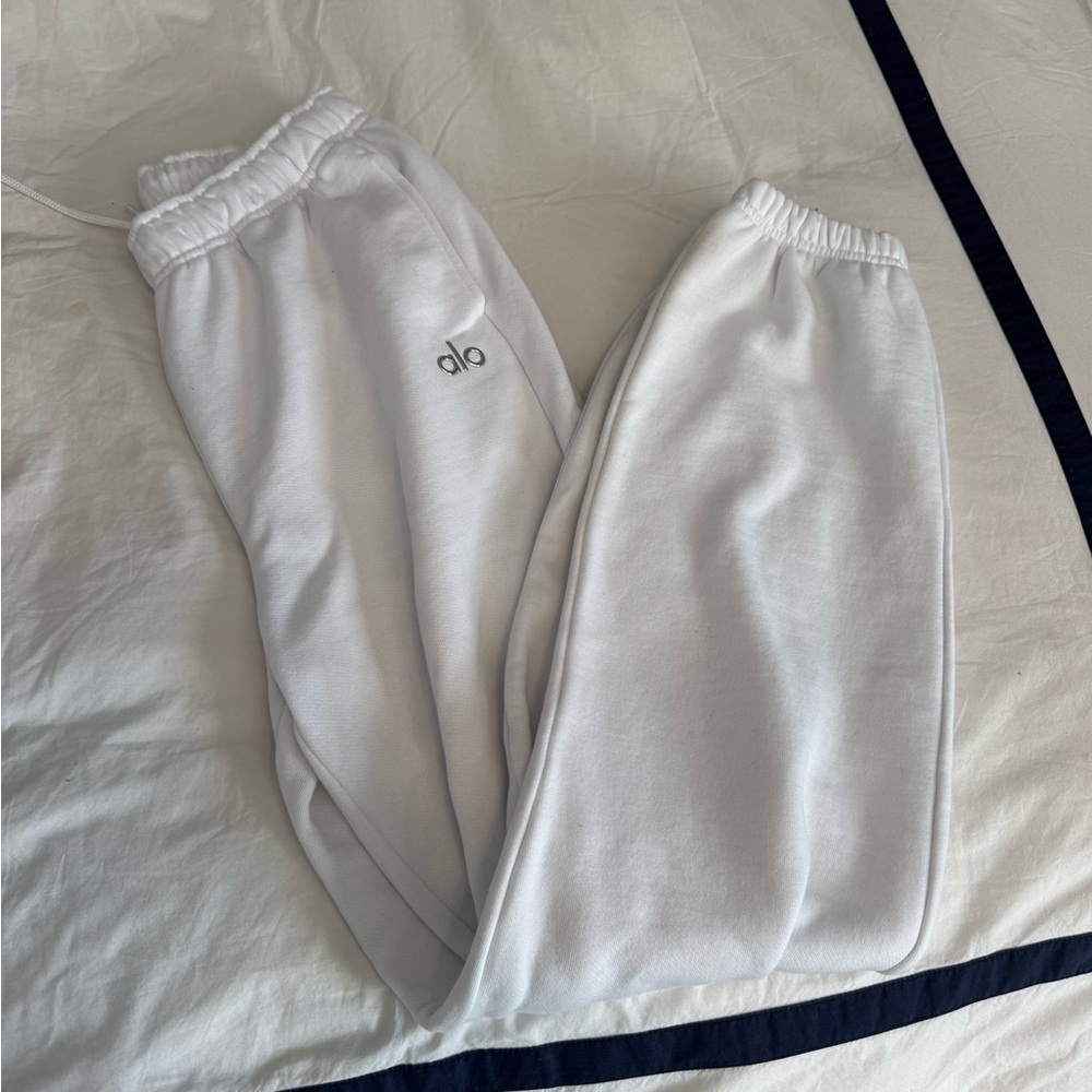 ALO White Sweatpants